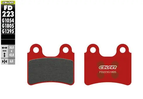 Galfer Semi-metallic Brake Pads For Oem Replacement