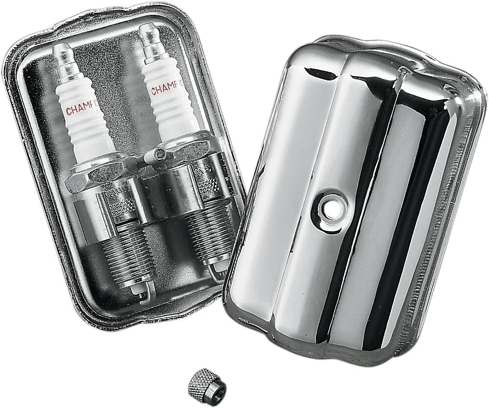 Drag Specialties Chrome Spark Plug Holder