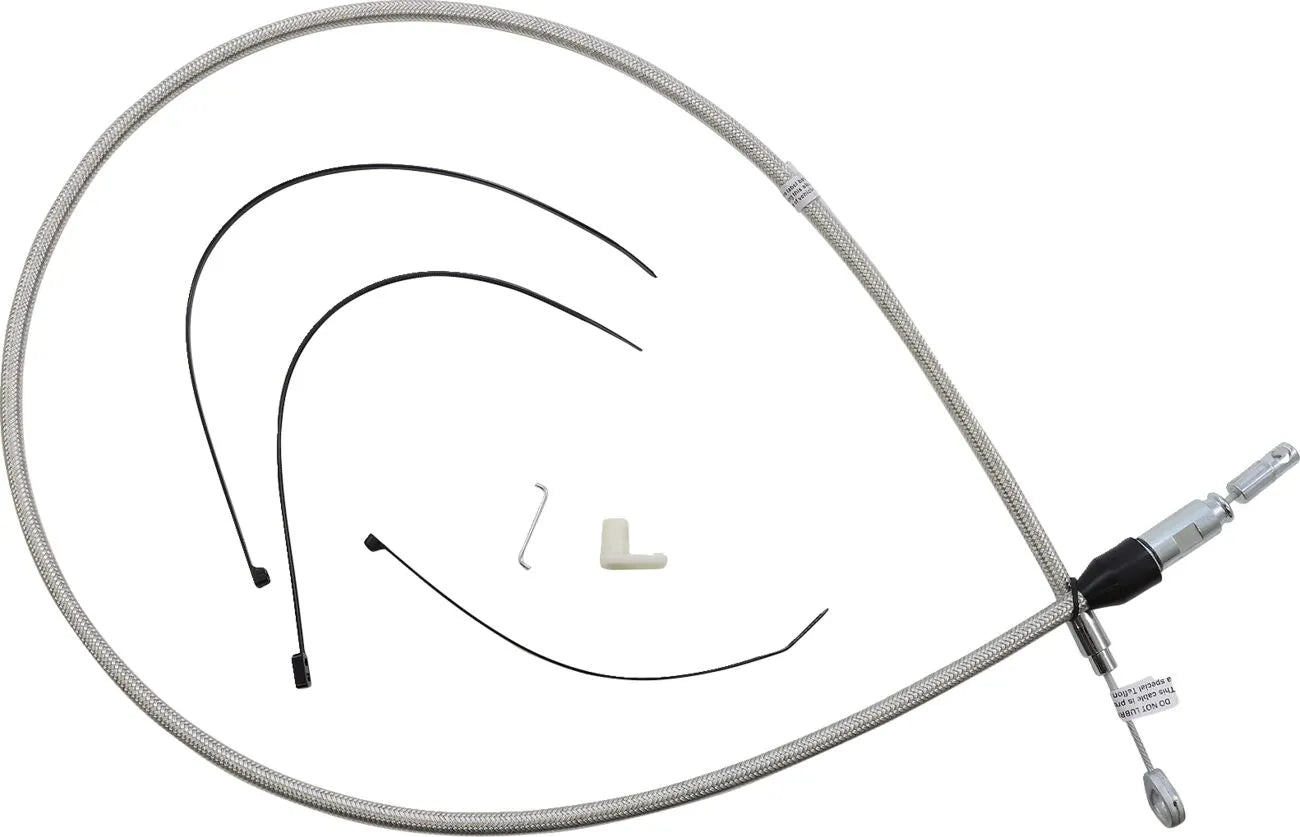 Magnum Shielding Quick Connect Clutch Cable Polished Stainless