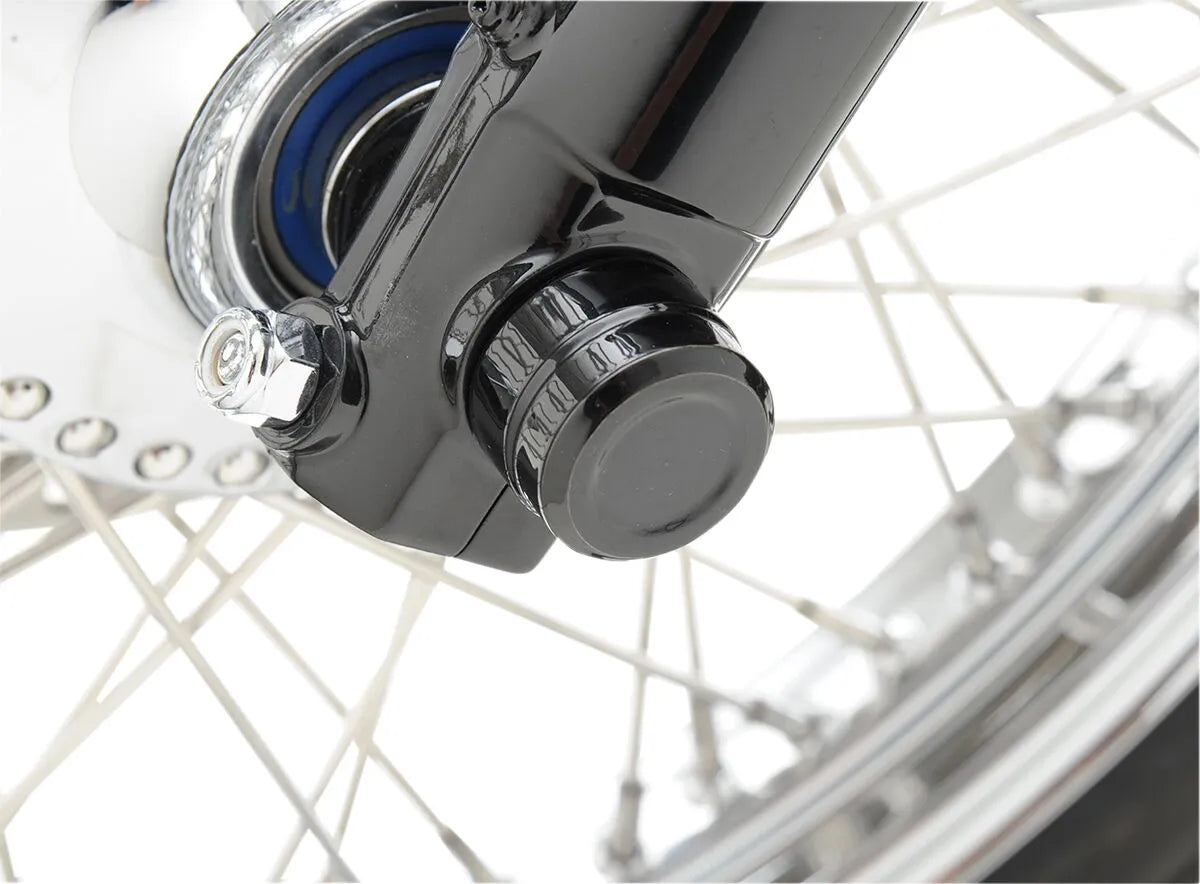 Drag Specialties Billet Axle Caps - Black