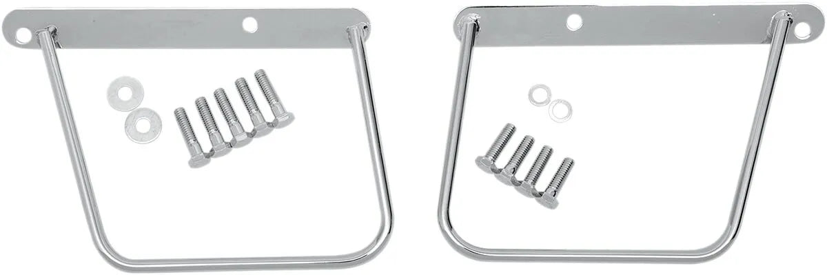 Drag Specialties Chrome Saddlebag Support Brackets