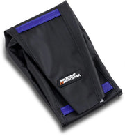 Moose Offroad Ribbed Seat Cover - Black/blue