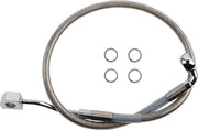 Drag Specialties Rear Stainless Steel Brake Line With Abs