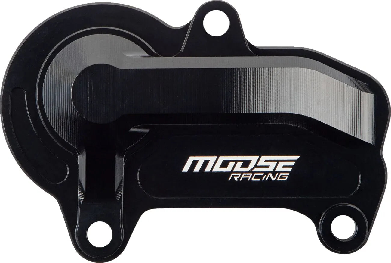 Moose Offroad Water Pump Cover Billet Aluminum Black