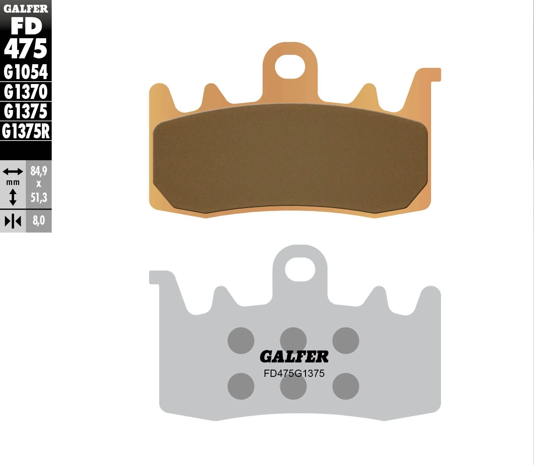 Galfer Hh Sintered Brake Pads