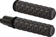 Arlen Ness Air Trax Grips - Black Anodized