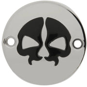Drag Specialties Split Skull Points Cover Chrome