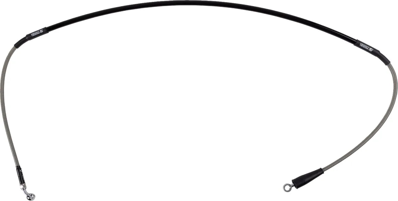 Moose Offroad Stainless Steel Braided Brake Line Front