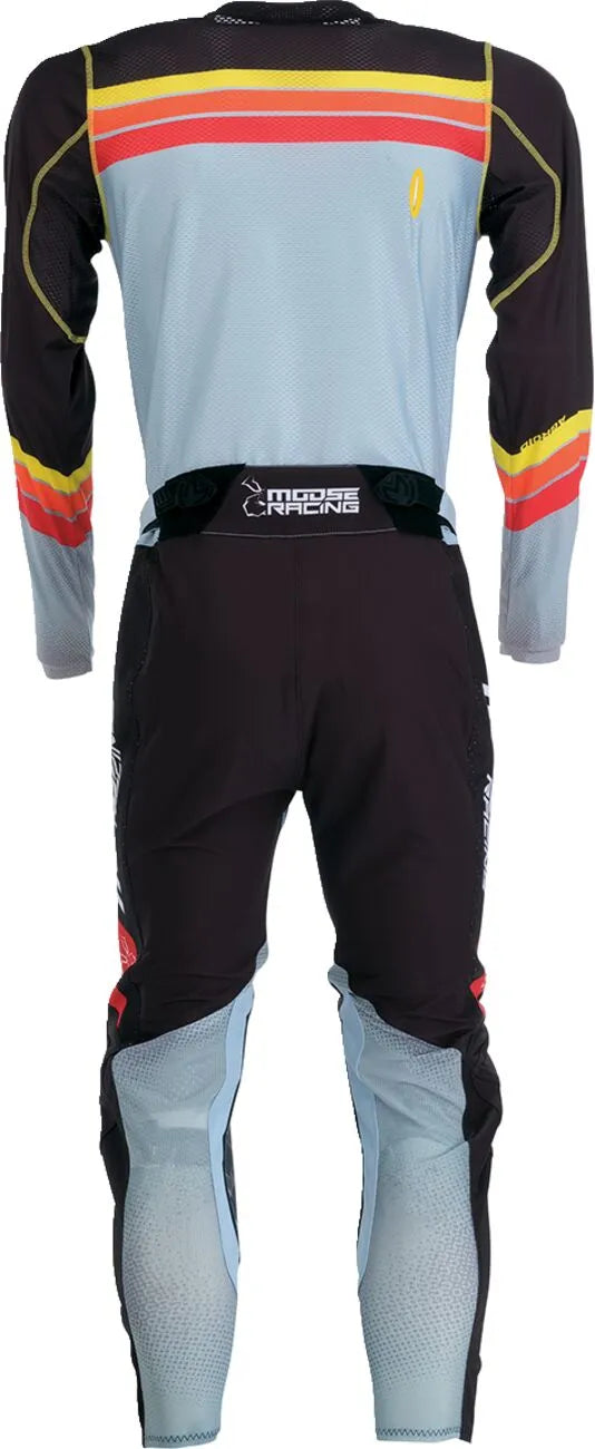 Moose Offroad Agroid Pants For Men - Black/Gray/Orange/Red/Yellow
