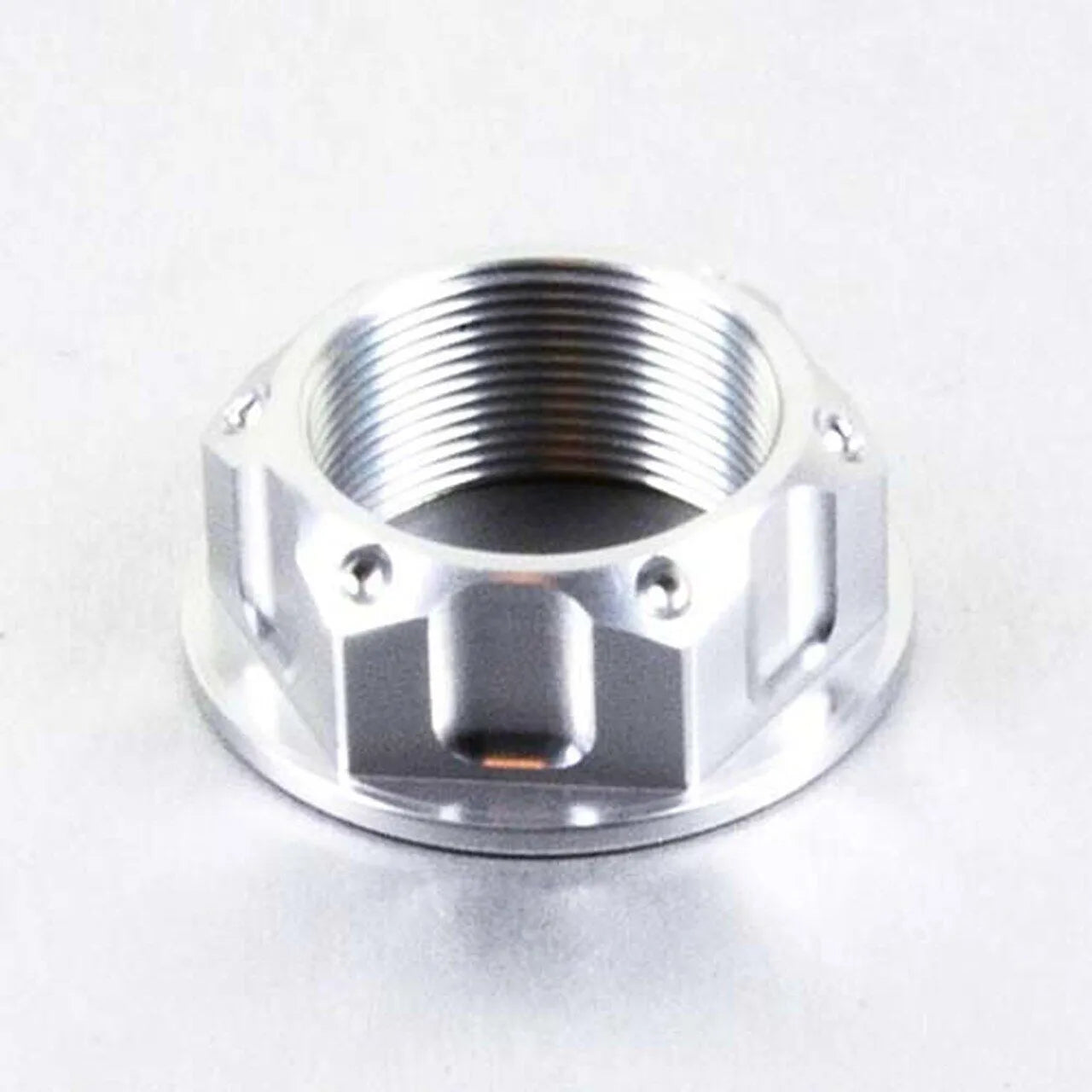 Pro Bolt Aluminium Top Yoke Nut - Silver