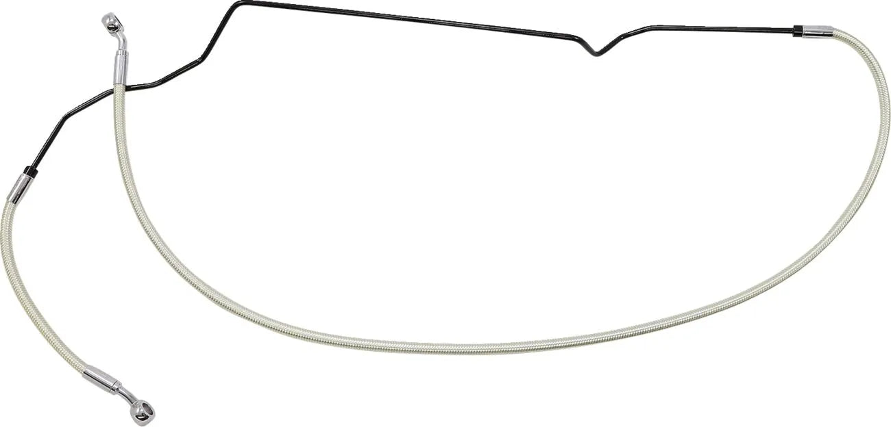Magnum Shielding Braided Front Brake Line For Abs