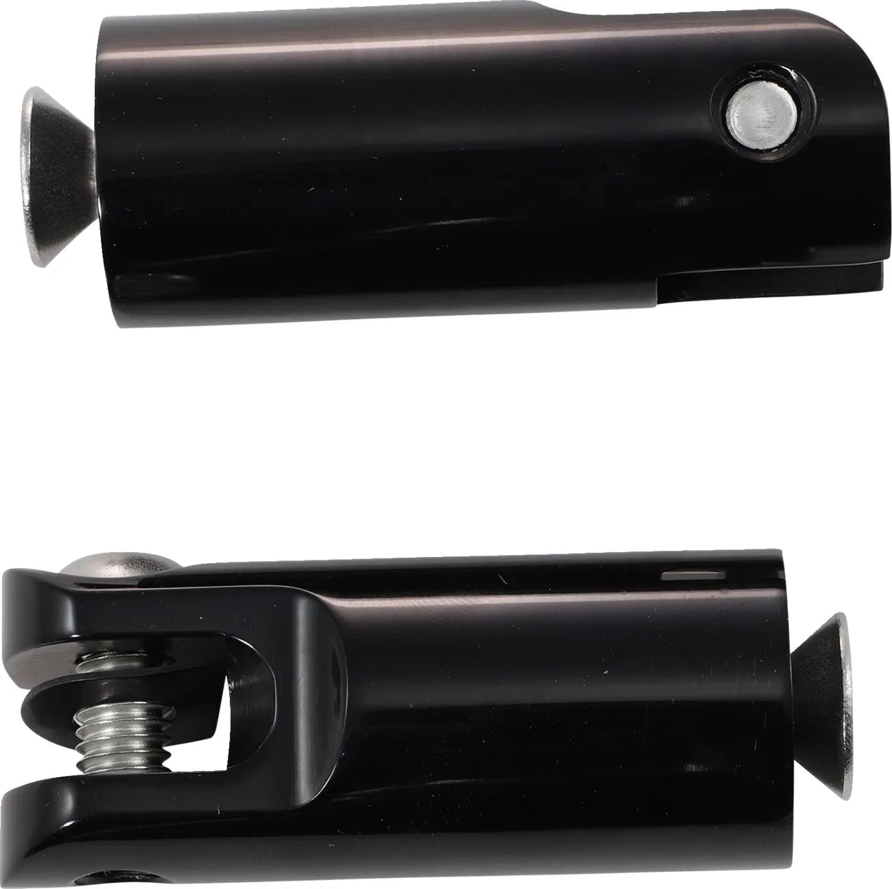Accutronix Foot Peg Mounts - Black Aluminum