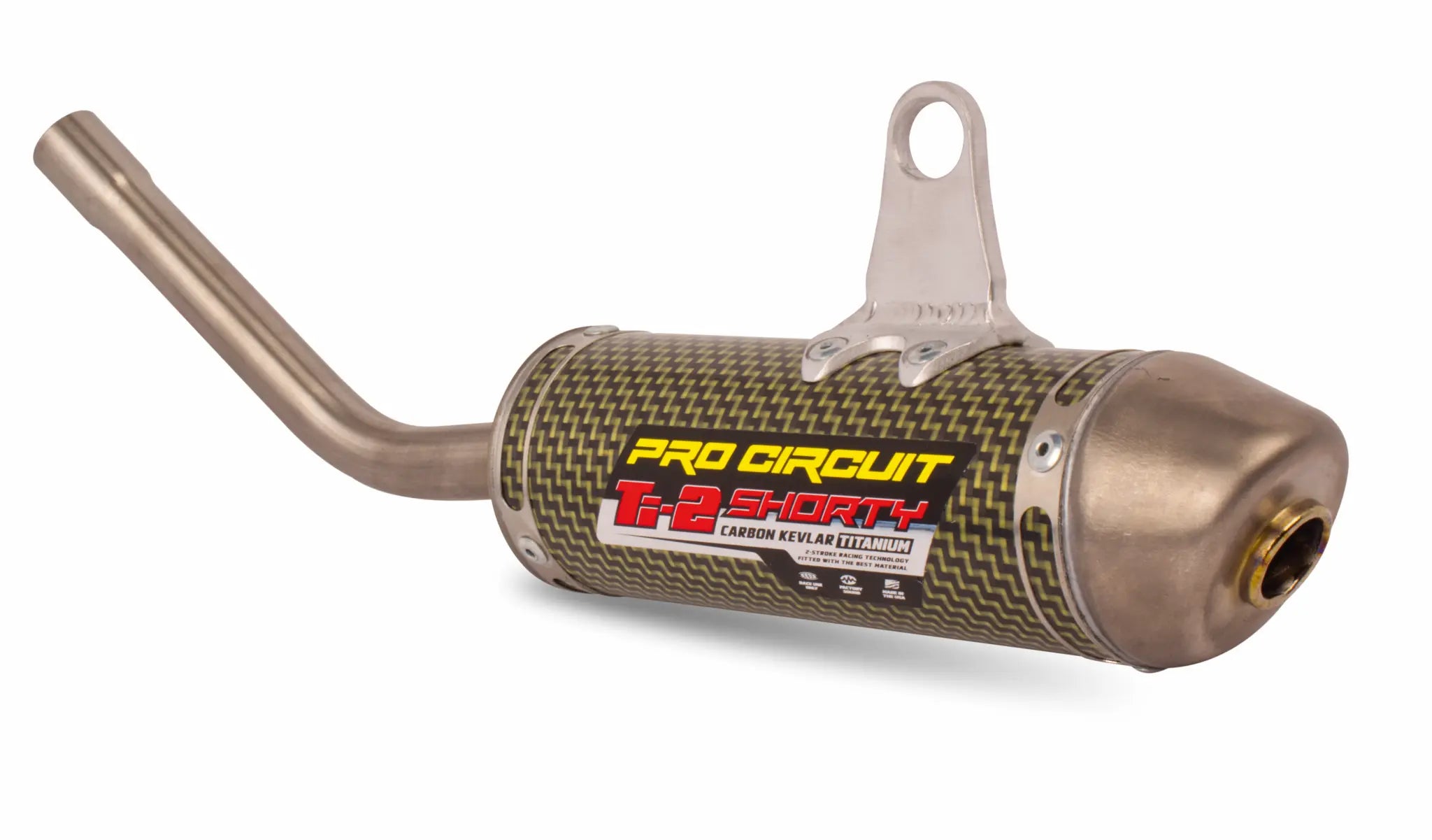 Pro Circuit Ti-2 Shorty Silencer Titanium/carbon Kevlar