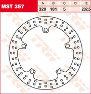 Trw Round Fixed Brake Rotor For Motorcycles