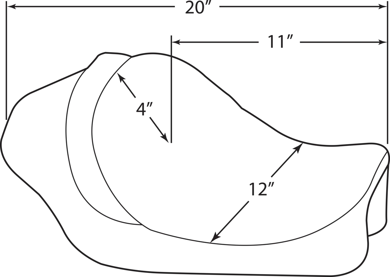 Drag Specialties Backrest Compatible Solo Seat