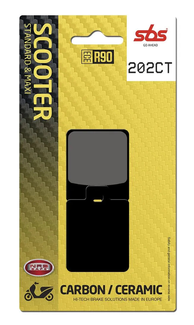 Sbs Ct Scooter Carbon Tech Organic Brake Pads