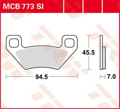 Trw Si Series Sintered Off-road Brake Pads