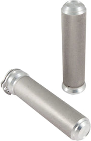 Speed Merchant Raw Aluminum Speed Grips For 1" Bars