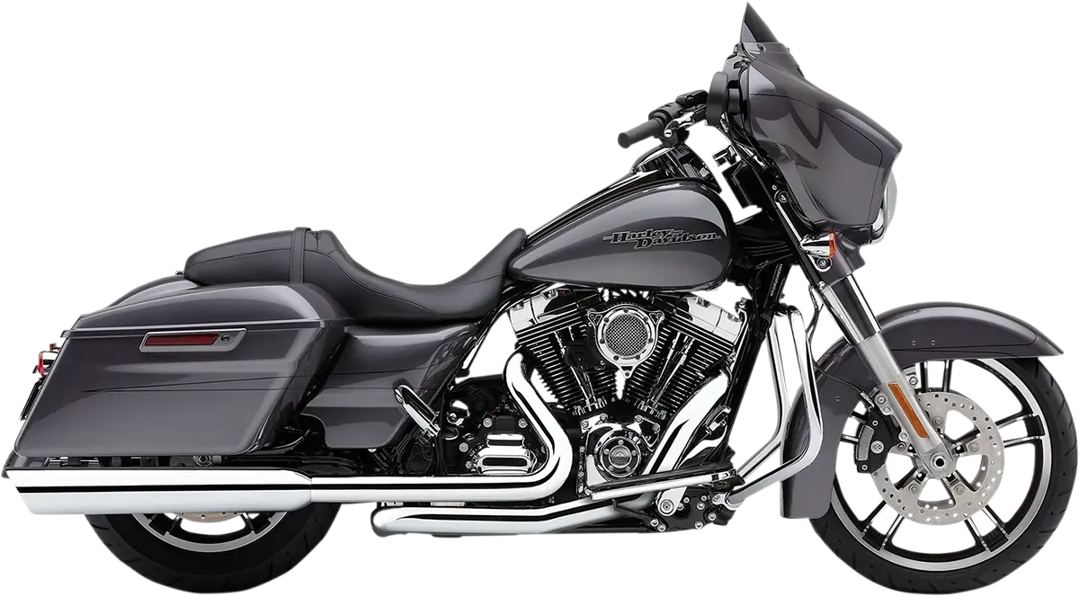 Cobra 909 Twins Slip-on Mufflers With Scalloped Tips