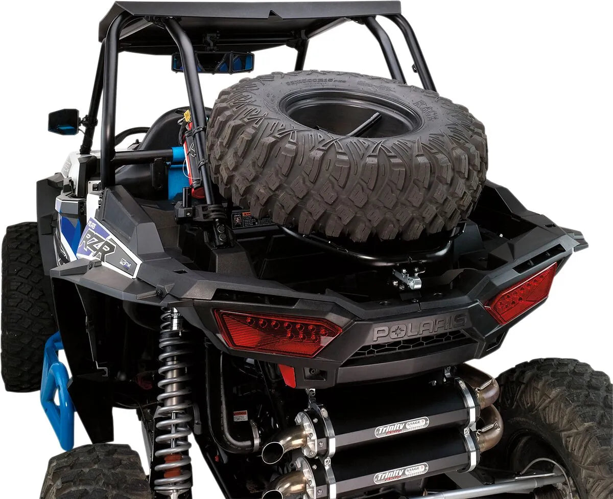 Moose Offroad Rzr Spare Tire Carrier For Oem Cages