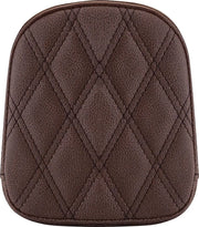 Saddlemen Sissy Bar Pad - Brown Lattice Stitched
