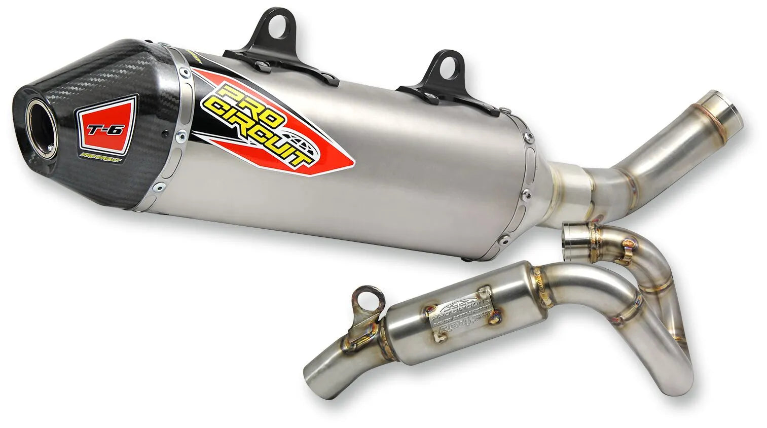 Pro Circuit T-6 Euro Exhaust System Ss/ti/cf Full System