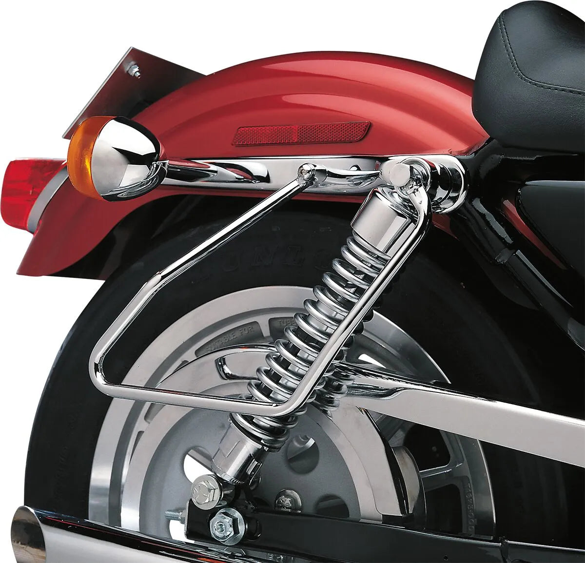 Drag Specialties Chrome Saddlebag Support Brackets