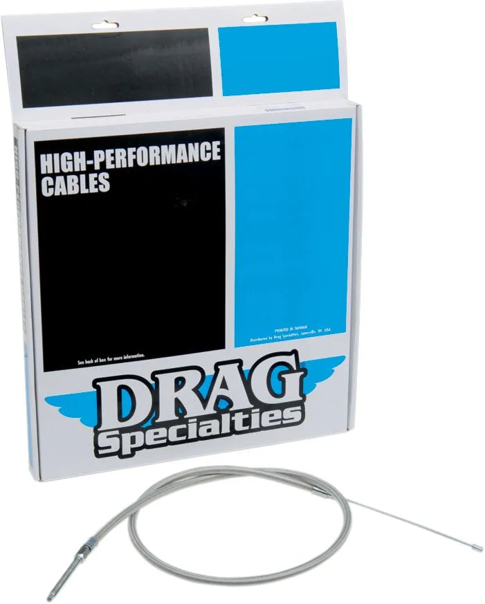 Drag Specialties High-efficiency Clutch Cable - Stainless Steel