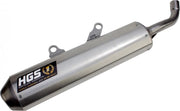 Hgs 2-stroke Silencer Aluminum Muffler With Steel End Cap