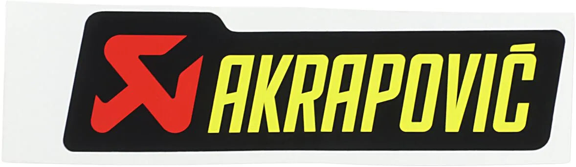 Akrapovic Replacement Sticker - Universal Fitment