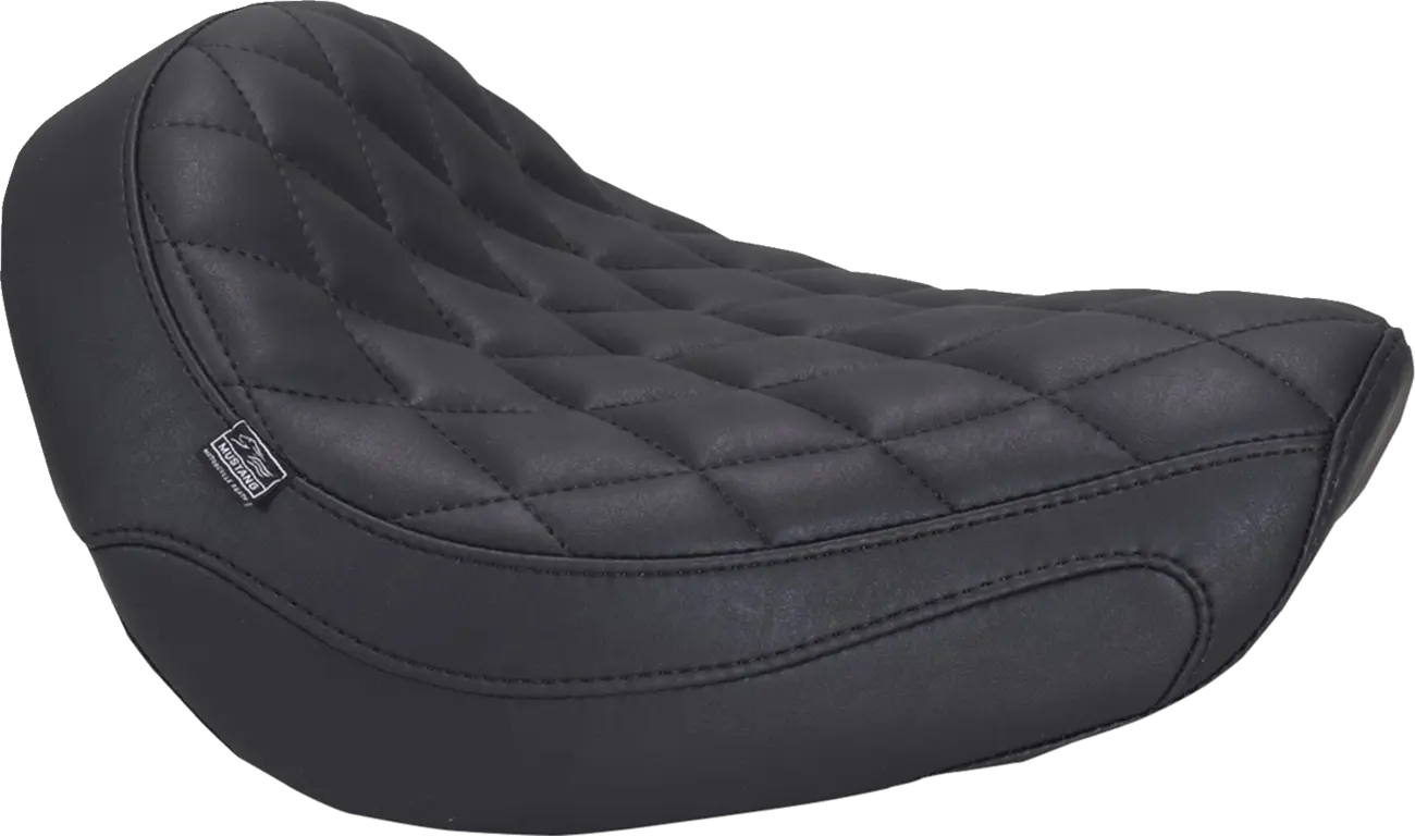 Mustang Tripper Solo Seat - Black Vinyl