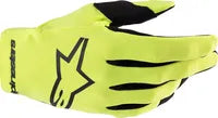 Alpinestars Youth Radar Gloves - Black/Fluorescent Yellow