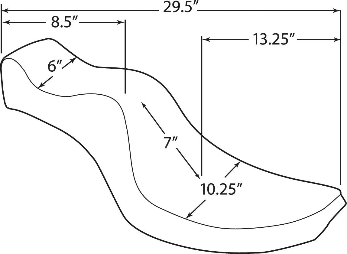 Drag Specialties Mini King And Queen Seat