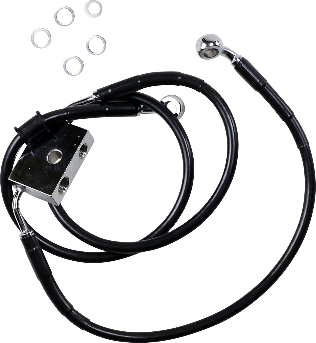 Drag Specialties Extended Length Brake Line For Abs