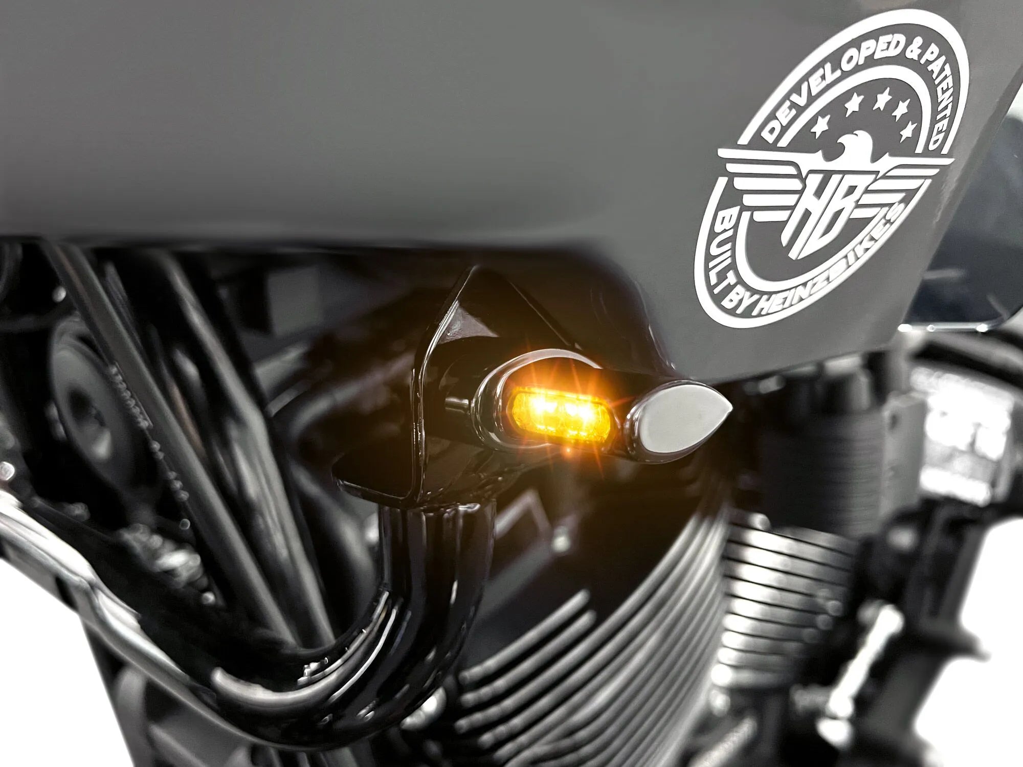 Heinz Bikes Micro Blinker - Stealth Turn Signals