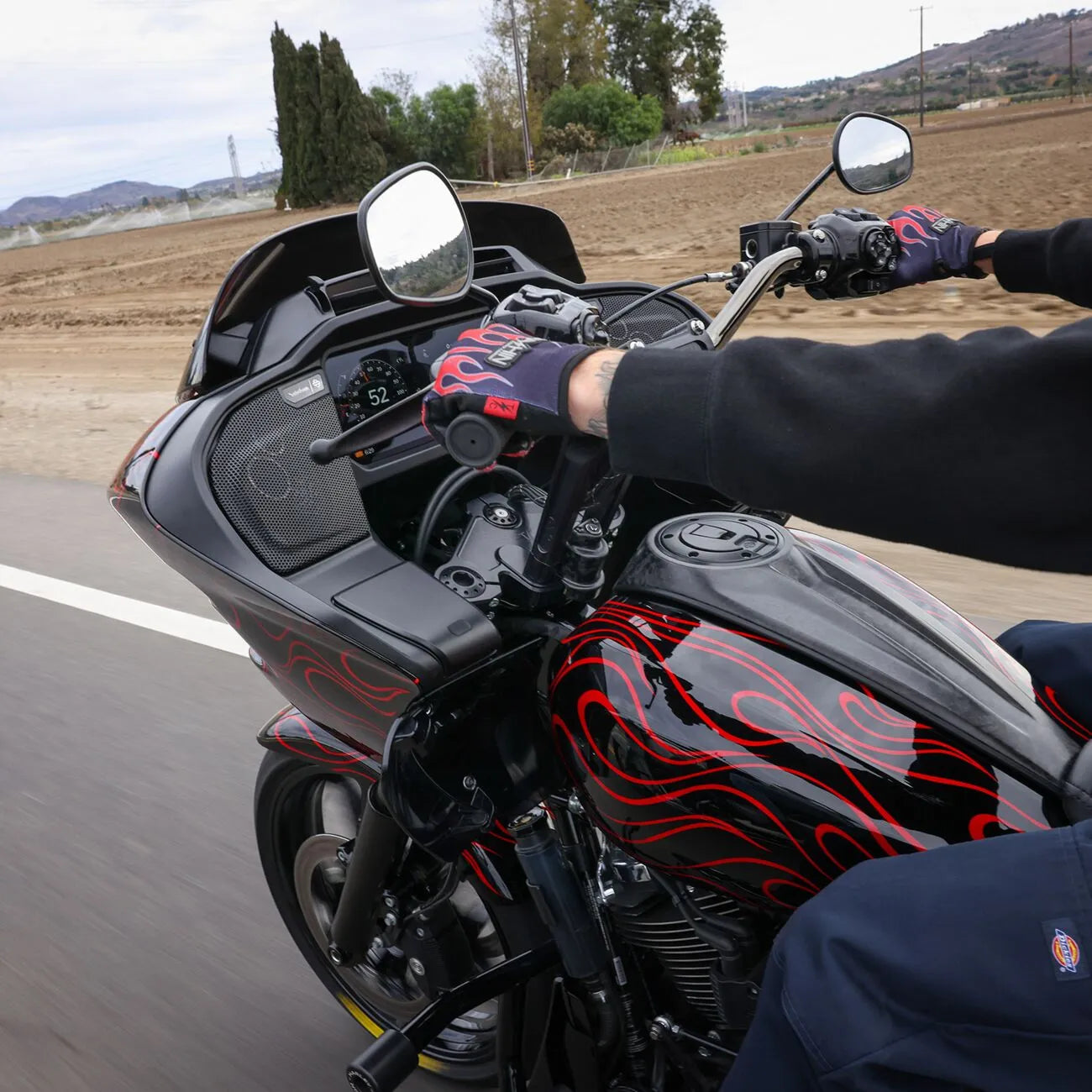 Thrashin Supply Co. Steering Lock Cover Carbon Fiber