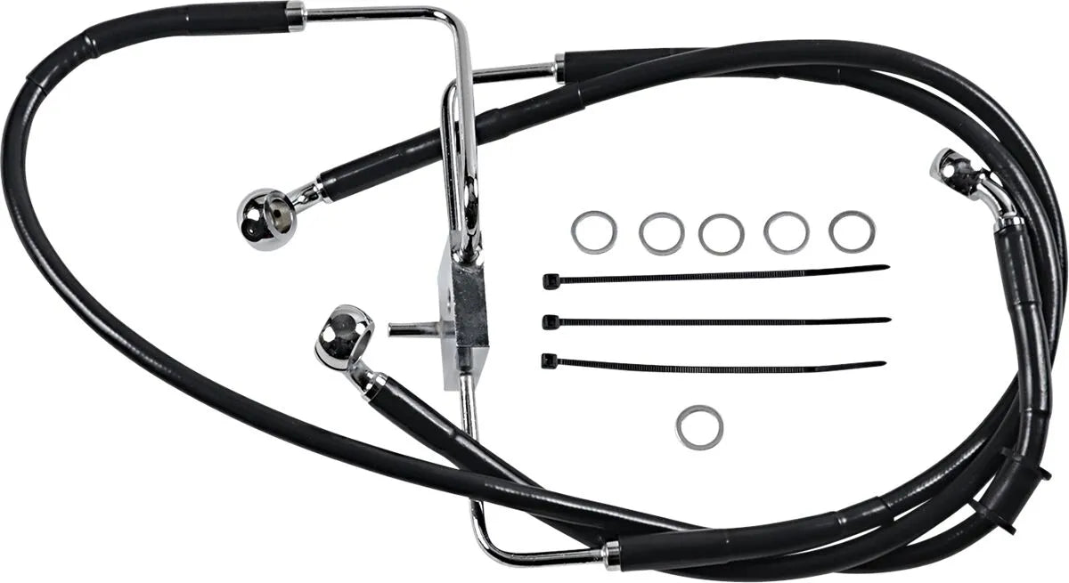 Drag Specialties Extended Brake Line 37" Front