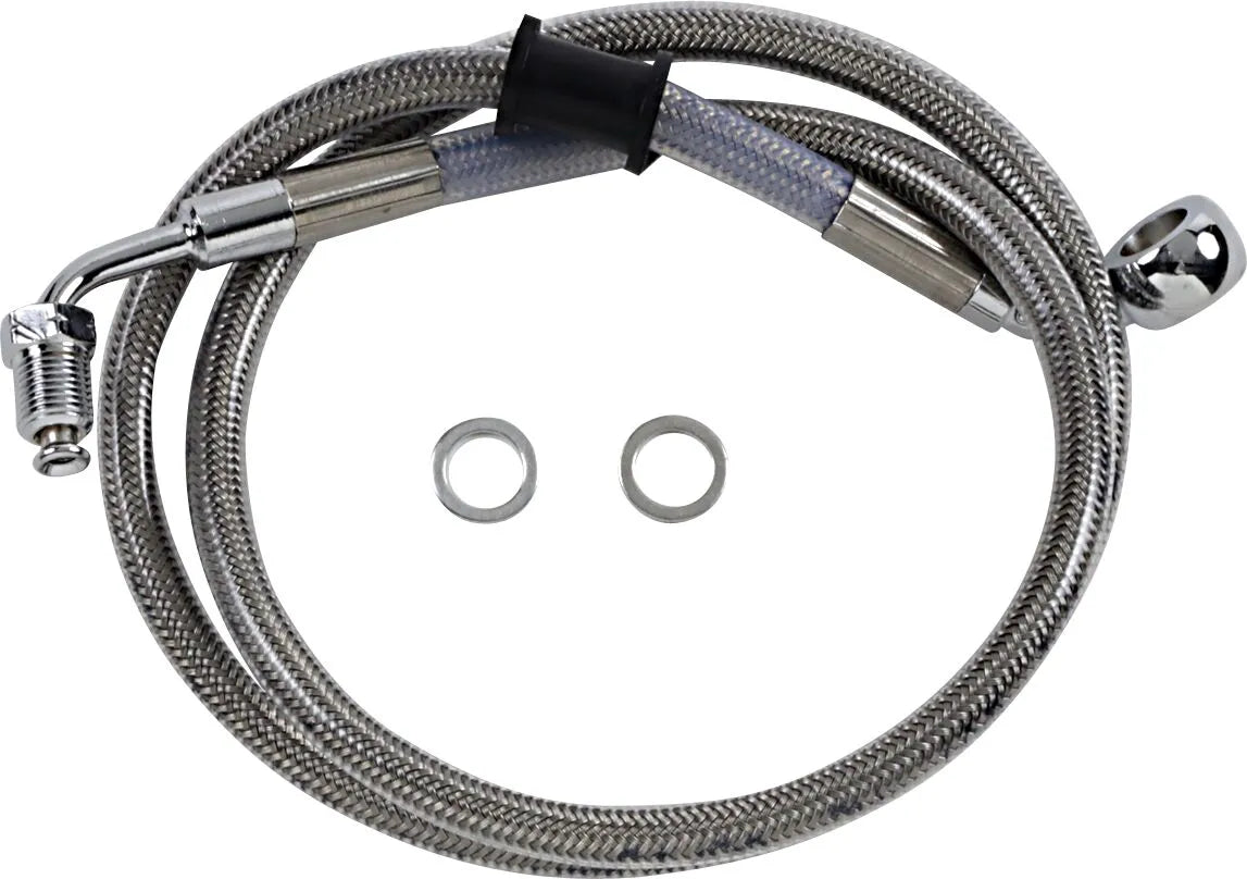 Drag Specialties Extended Brake Line For Abs - 33.25"