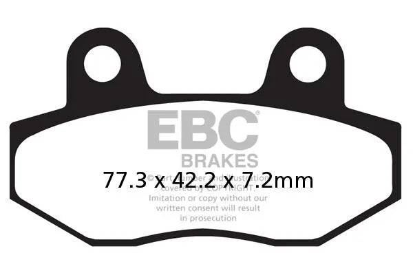 Ebc Sfa-hh Sintered Brake Pads For Scooters