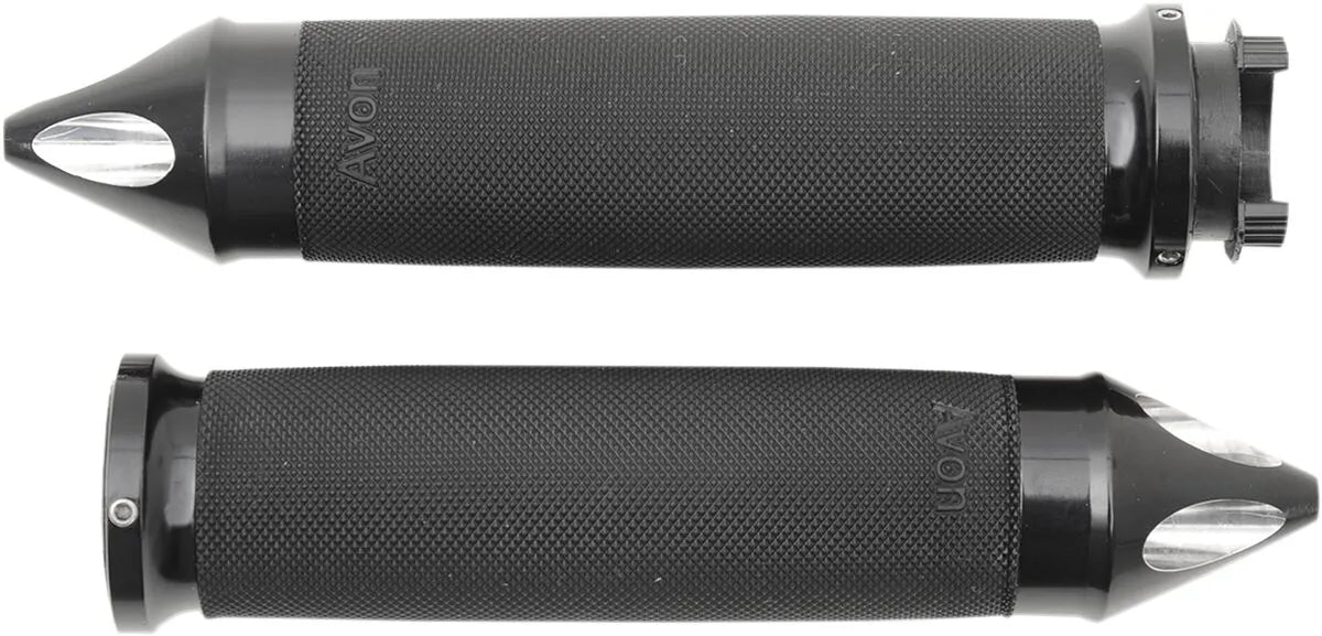 Avon Grips Custom Spike End Grips - Black Anodized