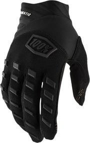 100% Airmatic Gloves For Motocross - Black/Charcoal