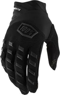 100% Airmatic Gloves For Motocross - Black/Charcoal