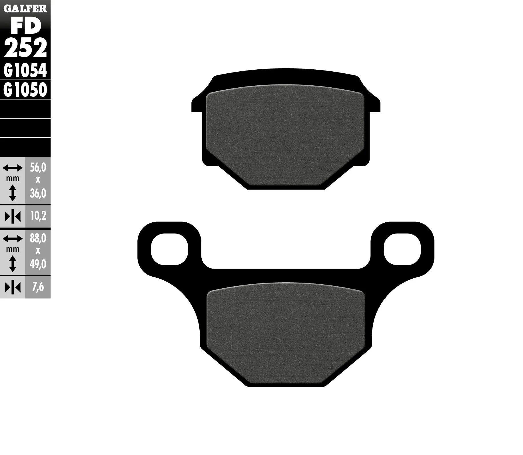 Galfer Organic Brake Pad Set For Motorcycles