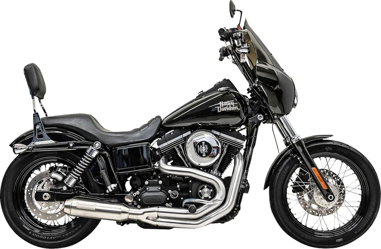 Bassani Xhaust 2-into-1 Super Bike Exhaust For Dyna '91-'17