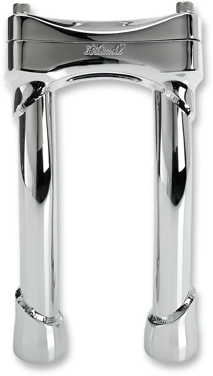 Biltwell Murdock Handlebar Risers - Chrome, 8-inch