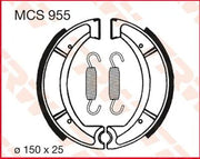 Trw Mcs955 Organic Brake Shoe Set 150 Mm