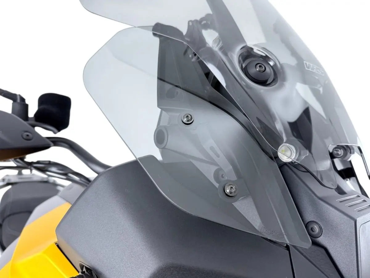 Wrs Side Deflectors Moto Guzzi Stelvio - Dark Smoke