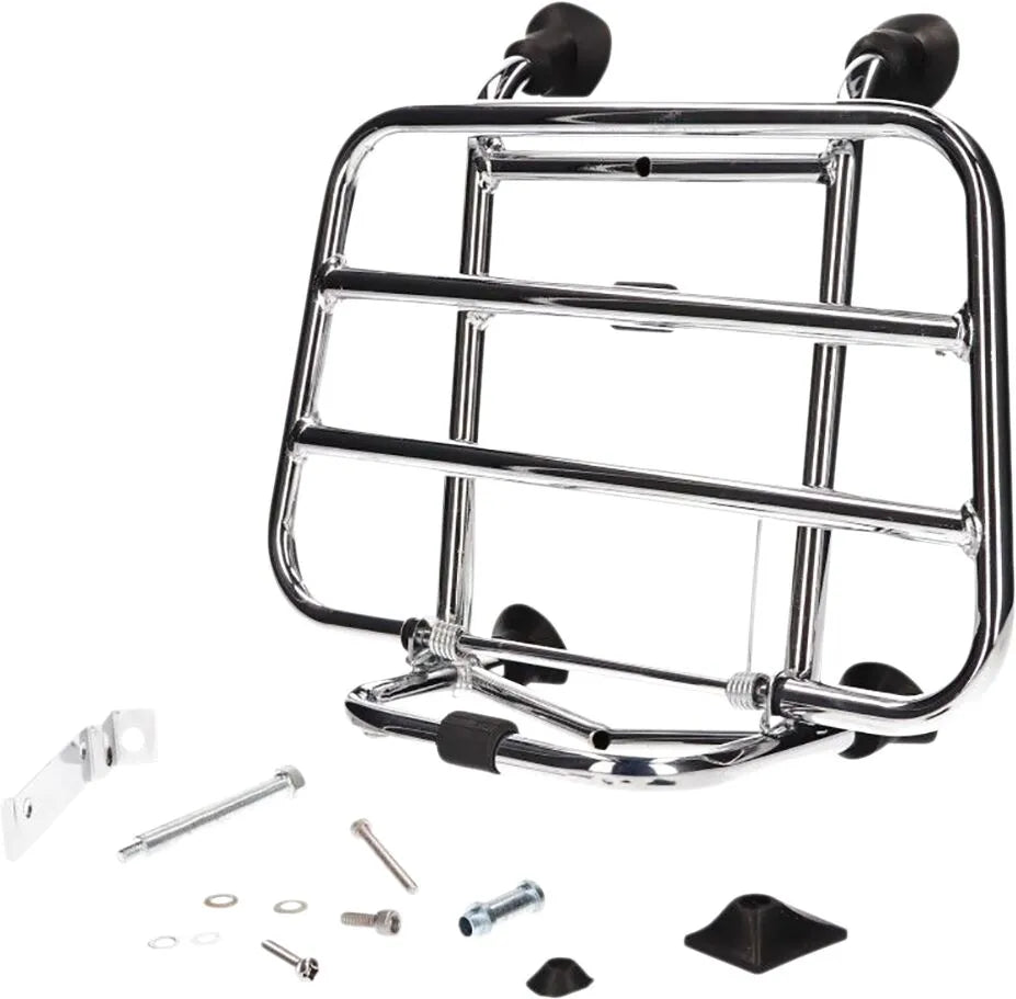 101 Octane Front Luggage Rack - Chrome Finish
