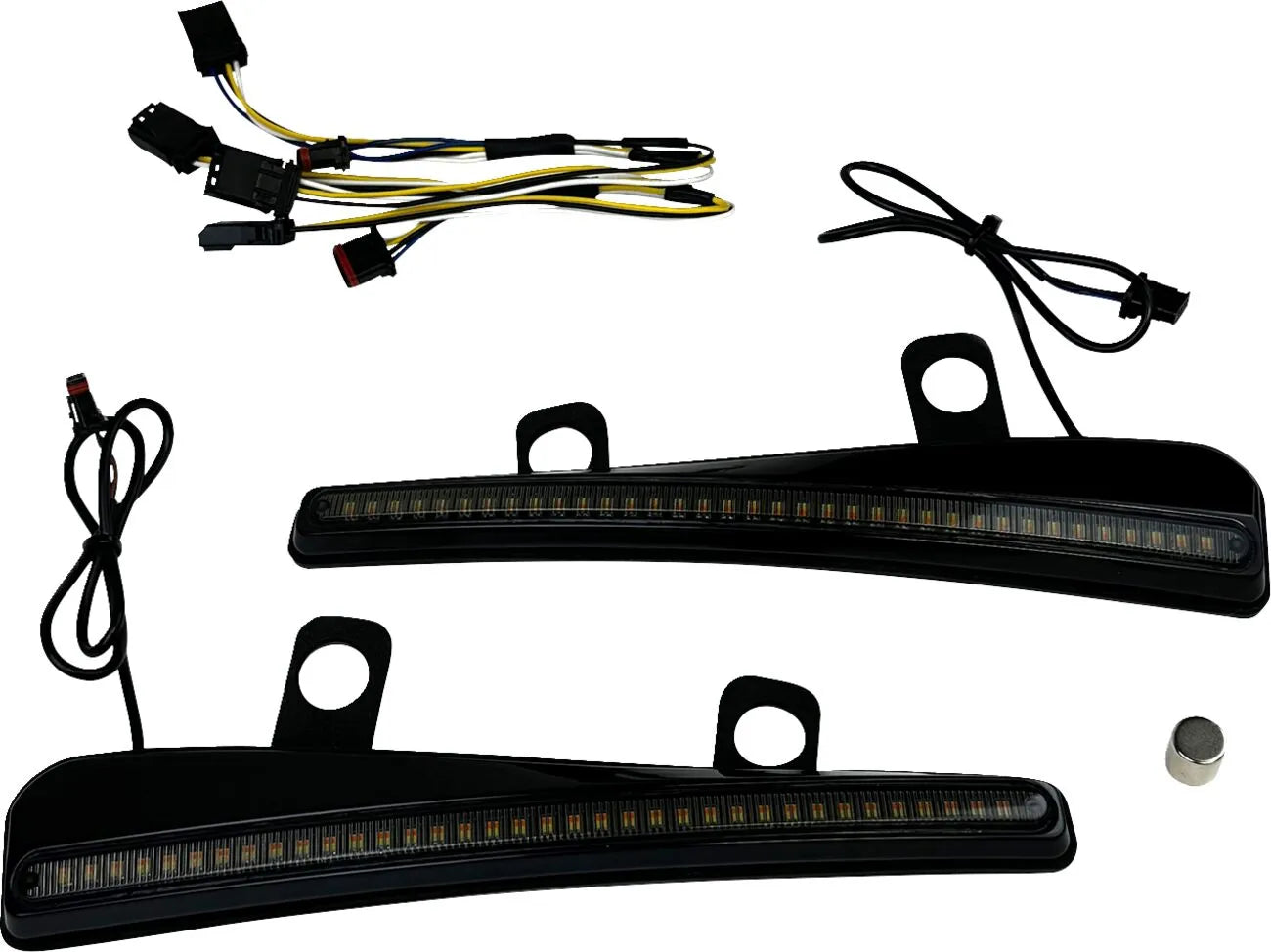 Custom Dynamics Led Windshield Trim With Turn Signals