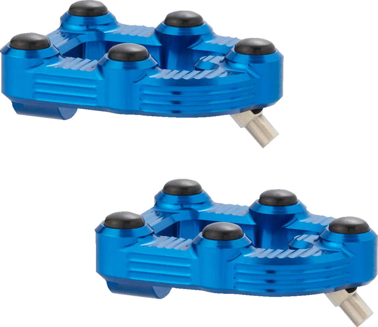Arlen Ness Mx Foot Pegs - Blue Billet Aluminum